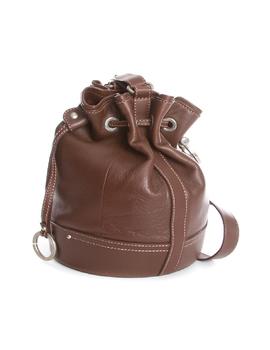 Bolso Petusco bombonera marron