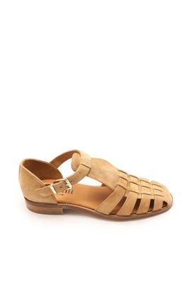 Zapato Pertini abierto serraje beis