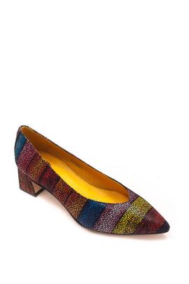 Zapato El Cuco tacon multicolor