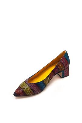 Zapato El Cuco tacon multicolor