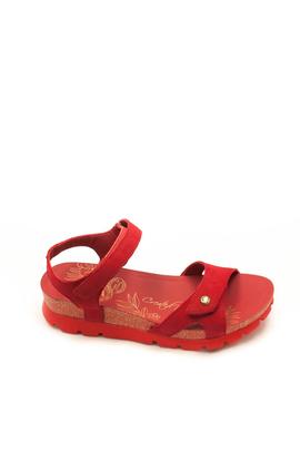 Sandalia Panama Jack Sulia Basics B9 Napa Rojo