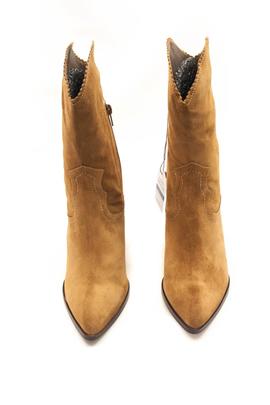 Botin sales serraje camel