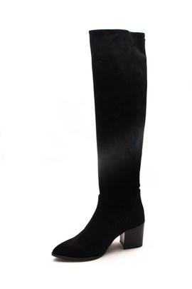 Bota Pedro Miralles mosquetera tacon serraje negro