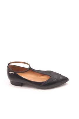 Manoletina Angari Shoes star metal black glitter