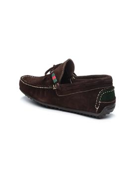 Mocasines Rodia lazo serraje marron