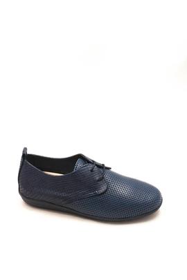 Zapato 24Hrs calado cordon azul