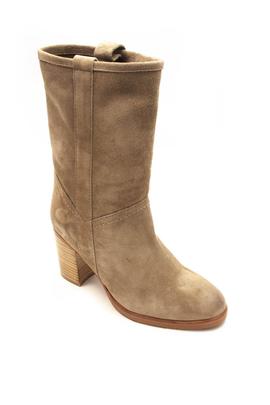 Bota Pedro Miralles campera tacón beis