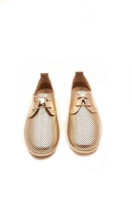 Zapato 24Hrs calado cordon bronce