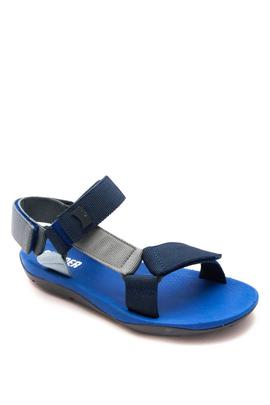 Sandalia Camper Match velcro en azul