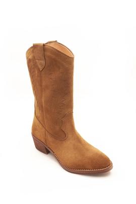 Bota Thousand campera serraje camel