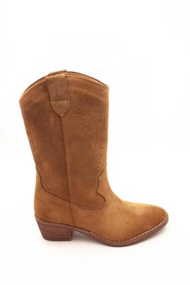 Bota Thousand campera serraje camel