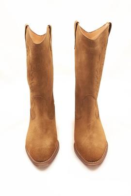 Bota Thousand campera serraje camel