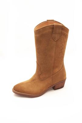 Bota Thousand campera serraje camel