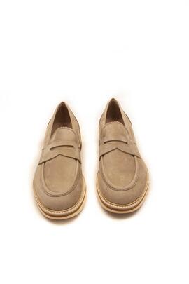 Zapato Pertini mocasin taupe