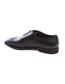 Zapatos Frau cordon goma picado XL negro