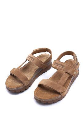 Sandalia Panama Jack Selma B10 Velour Cuero