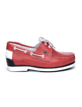 Zapato Rodia nautico rojo