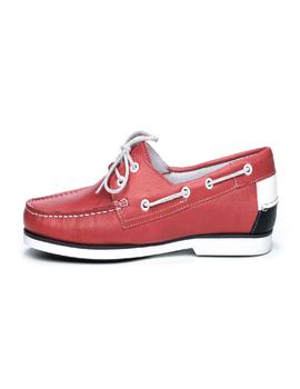 Zapato Rodia nautico rojo