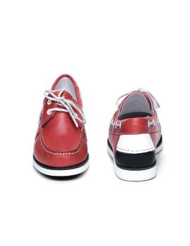 Zapato Rodia nautico rojo